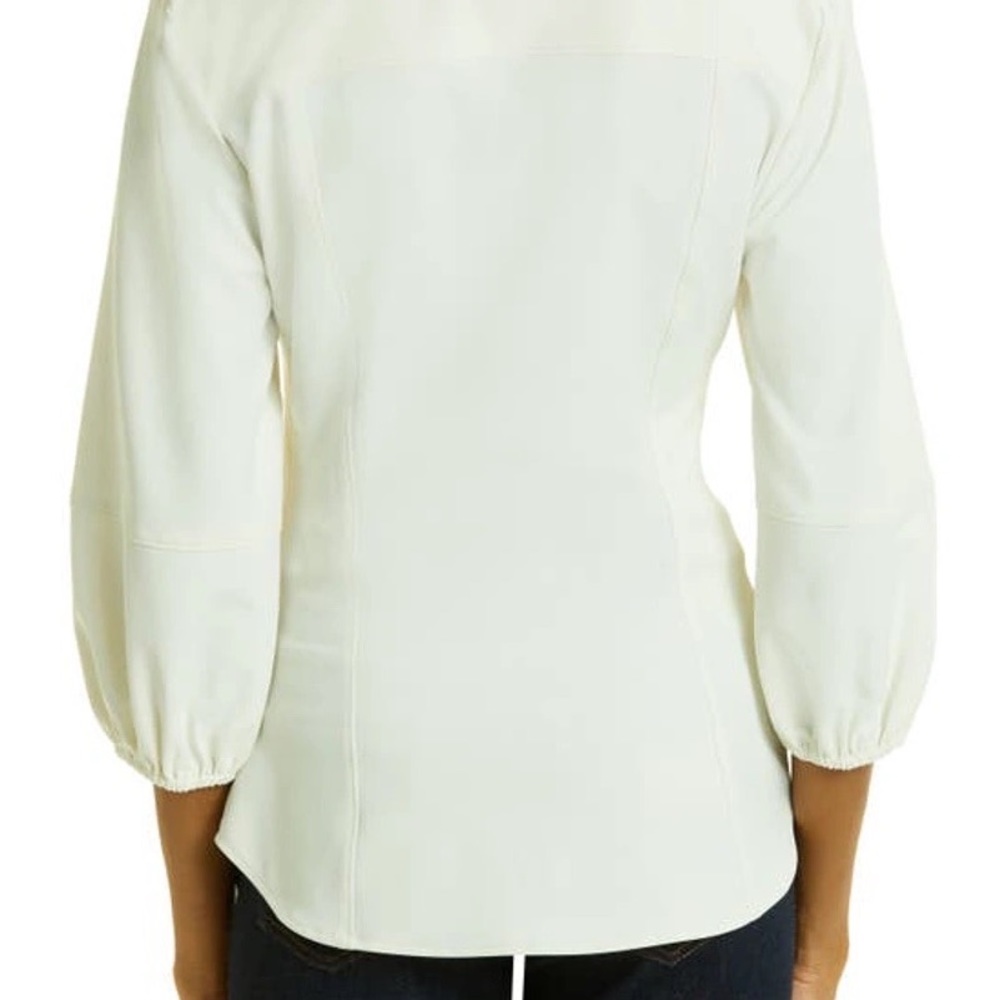 Like new Cinq a Sept Ivory Brit top, Large - Picture 5 of 11
